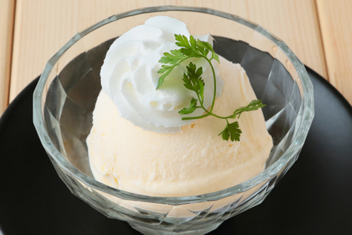 酒粕のアイスクリーム